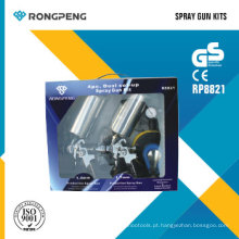 Rongpeng R8821 HVLP Spray Gun Kit Kits de pistolas de pulverização